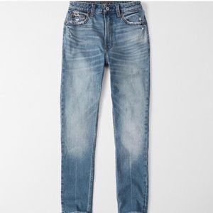 A&F slim high waist jeans